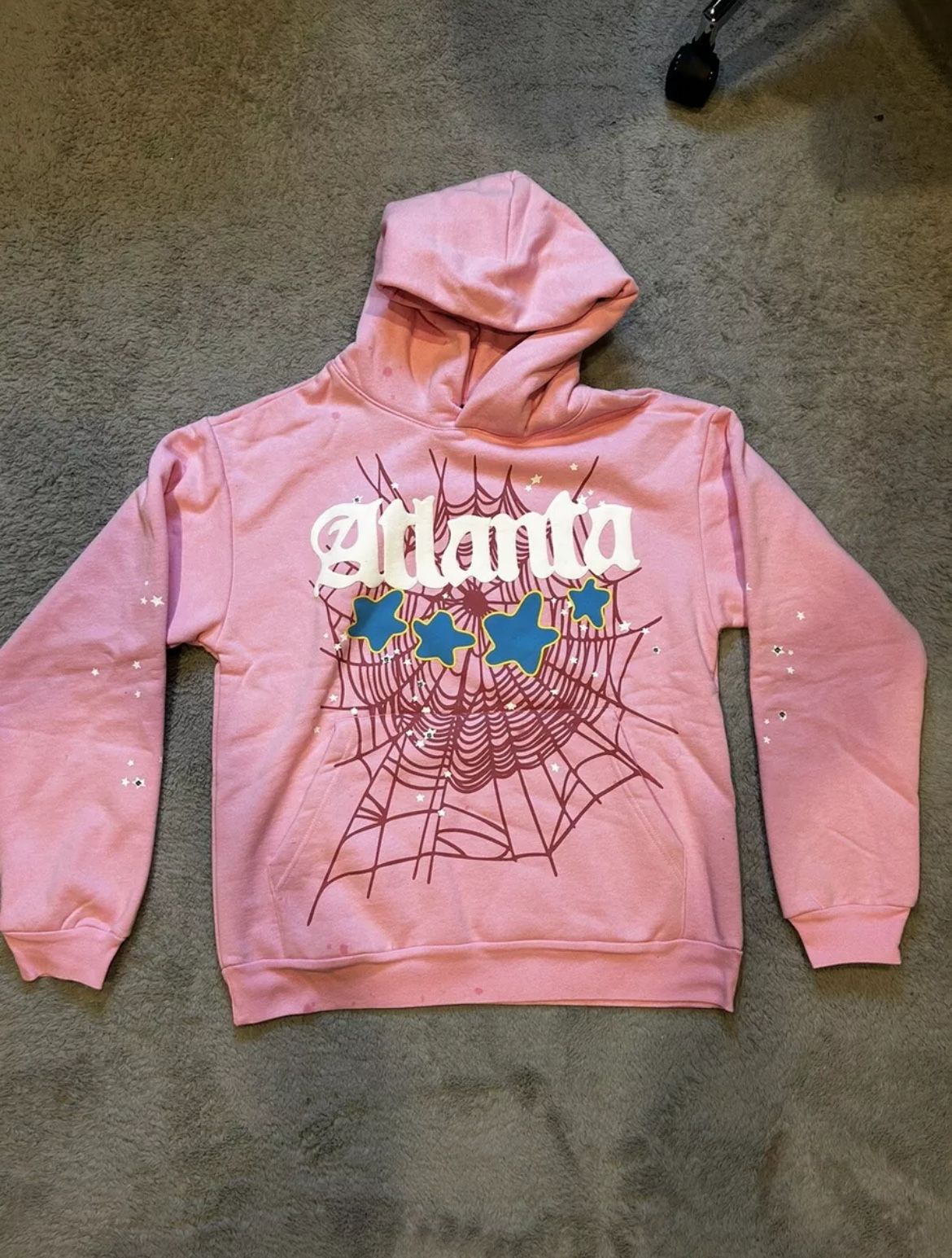 Sp5der Atlanta Hoodie Pink