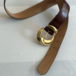 Brown Leather Belt