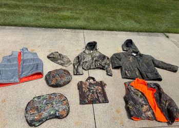 8 piece camouflage hunting gear bundle