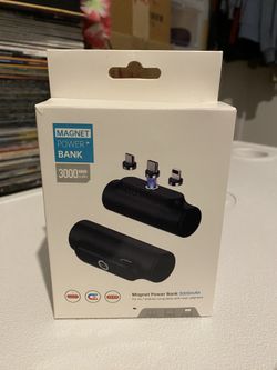Magnet Power Bank 3000mAh (Portable Charger, IPHONE LIGHTNING ONLY)