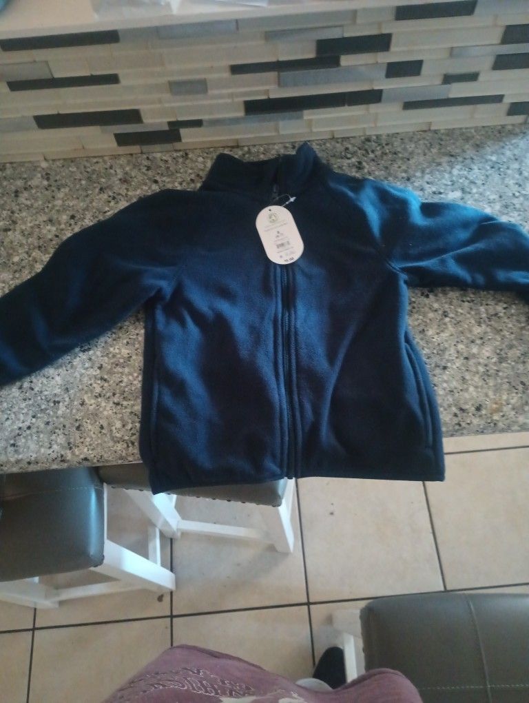 Boys Micro Fleece Jacket Size 6-7