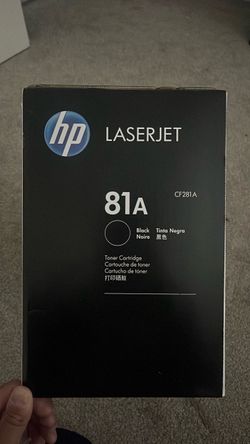 BRAND NEW HP LaserJet 81A Black Toner Cartridge CF281A