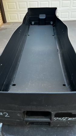 Da-Lite poly case with wheels - Black plastic