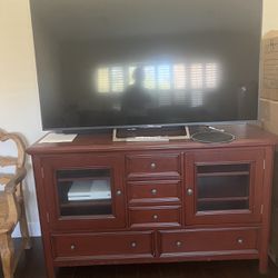 Redish- Hard Wood- Cabinet/ Dresser/ Tv Stand