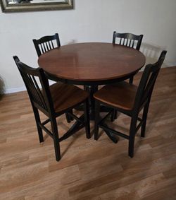Hollywood Regency 5-Pieces Counter Height Dining Set