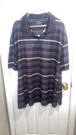 NWOT Ben Hogan performance black and gray polo 3XL