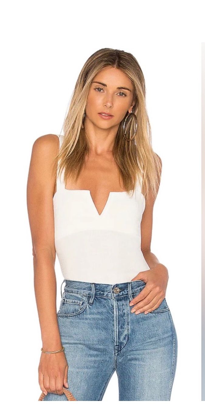 Free People V-Wire Bodysuit