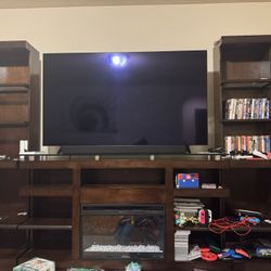 TV Stand With Fireplace 