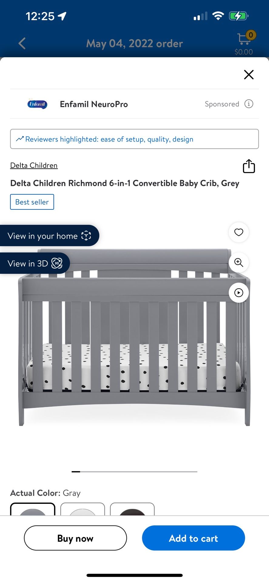 Delta Children 6 In 1 Crib