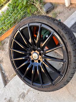 4 Asanti Black Label 20” Wheels + Tires