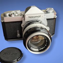Nikomat / Nikkormat FTn + Nikkor‑S Auto 50mm f/1.4 + Original Case  (Upper West Side)