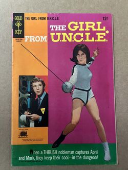 Gold Key Girl From U.N.C.L.E. #4 Silver Age 1967