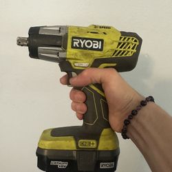 Ryobi Brushless 18-Volt ONE+ 3-Speed 1/2 in. Impact
