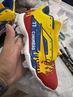 Custom Youth Baseball Cleats (Colombia Drip)
