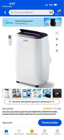 Portable air conditioned new