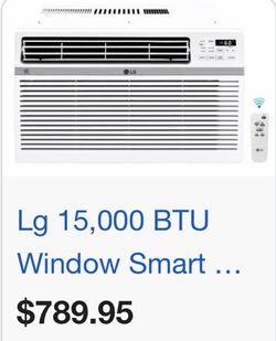 Window AC-LG 15,000 BTU window Air Conditioner