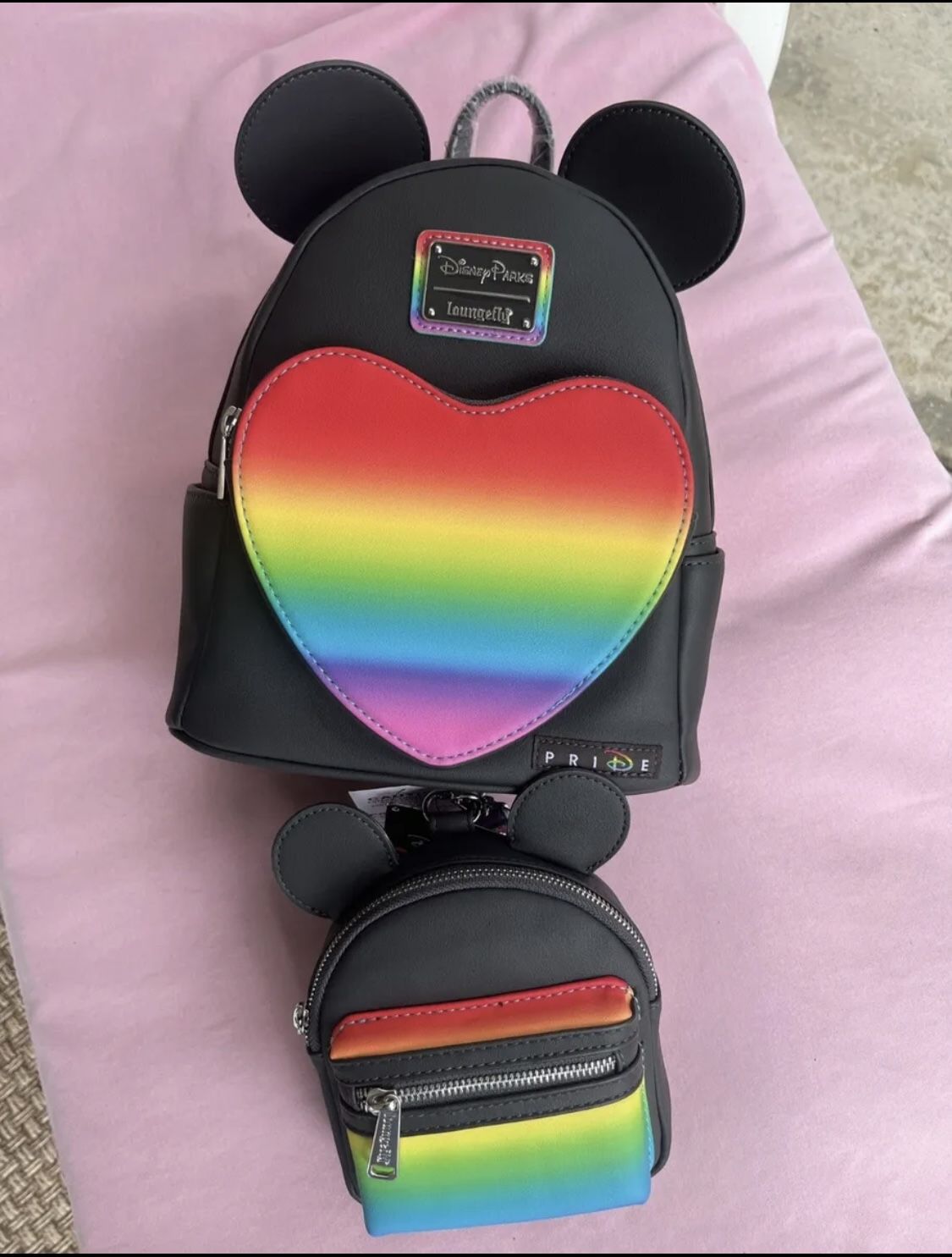 2022 Disney Parks Pride Collection Mickey Loungefly Backpack  display picture 3