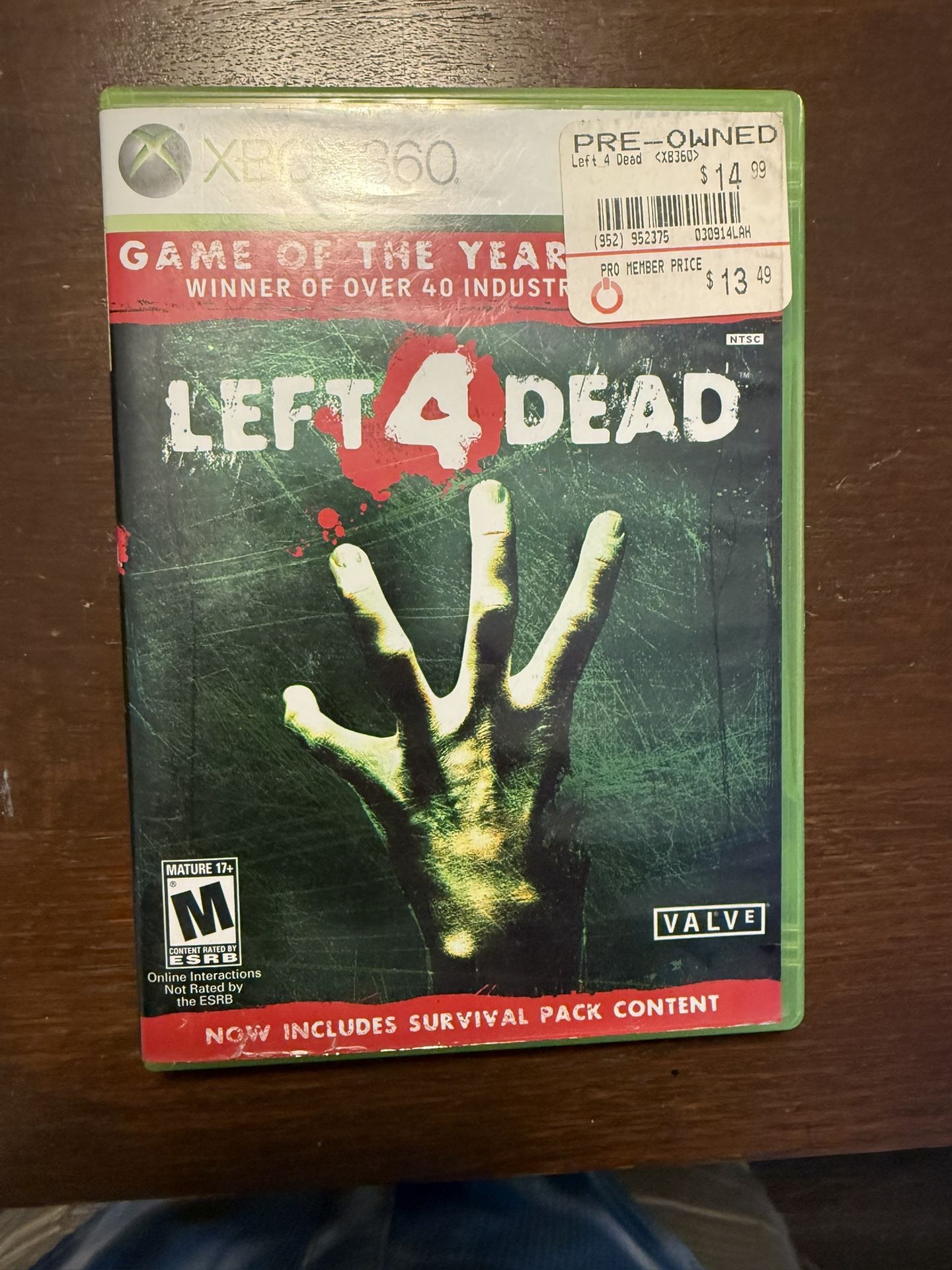 Xbox 360 left 4 dead game, $30 pickup Inman SC or can ship, I have other games available $5-$10 each
