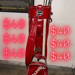 Vintage Spalding Golf Bag