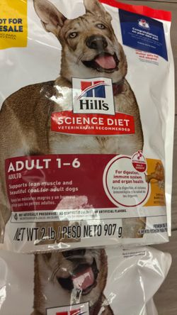 1 BRAND NEW DOG Food Bag + 2/3 Bag + (2) Coupons for $7 OFF