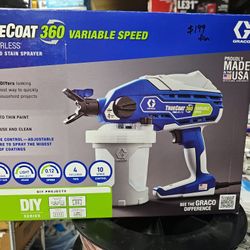 Graco
TrueCoat 360 Variable Speed Handheld Airless Paint Sprayer