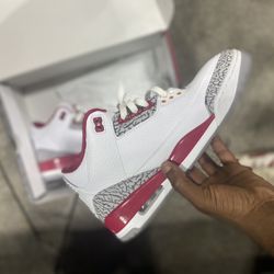Cardinal Red Jordan 3