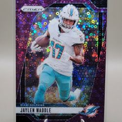 2024 Prizm Jaylen Waddle Purple No Huddle /49