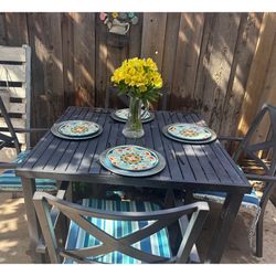 Patio Table With 4 Chairs And Free Seats 