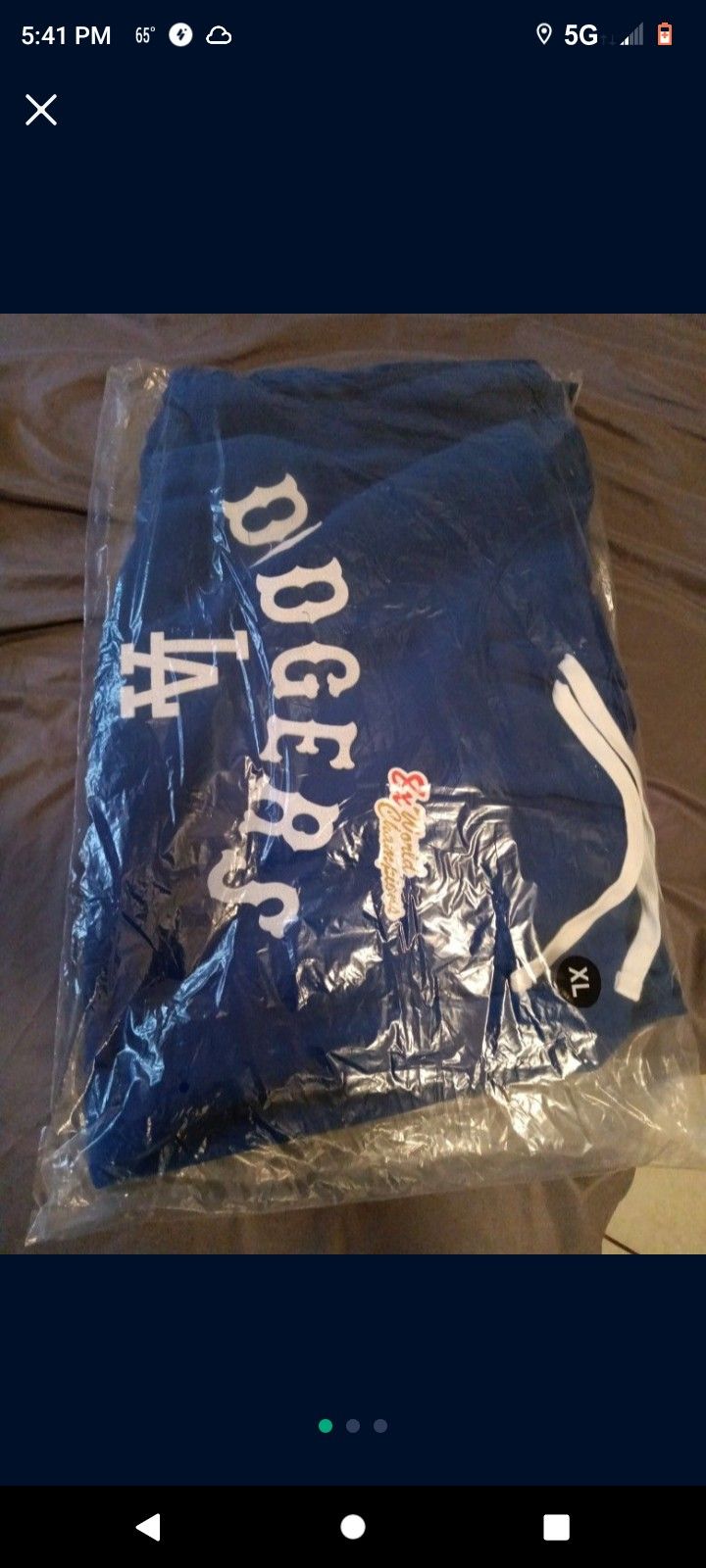 Dodger Sweater From Stadium 8xworld Champions XL