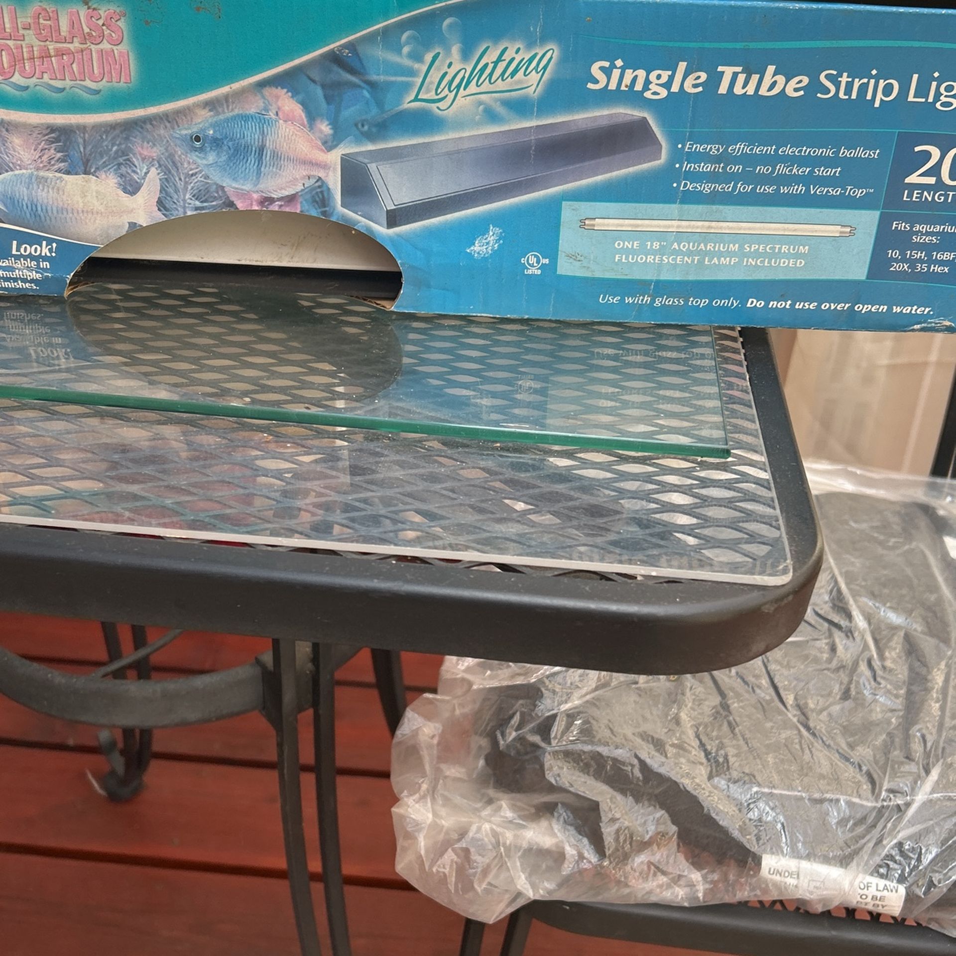 Glass Aquarium Light