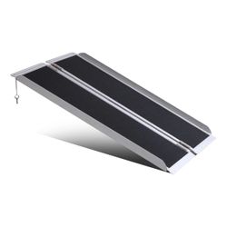 YMINCGGM 4FT Aluminum Folding Wheelchair Ramp Portable Mobility YM-4FT #3889L