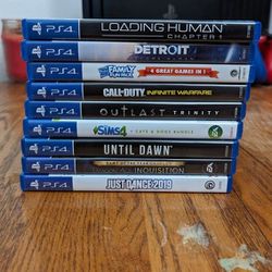 Multiple PS4 Games, Separate Or Individual 
