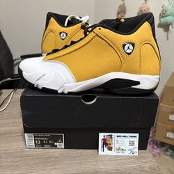 Size 13 - Nike Jordan 14 Retro Light Ginger White 2022