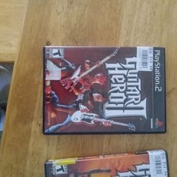 Ps2 Guitar Hero 2 And Guitar Hero 3 Games With Ps2 Guitar Hero Guitar 