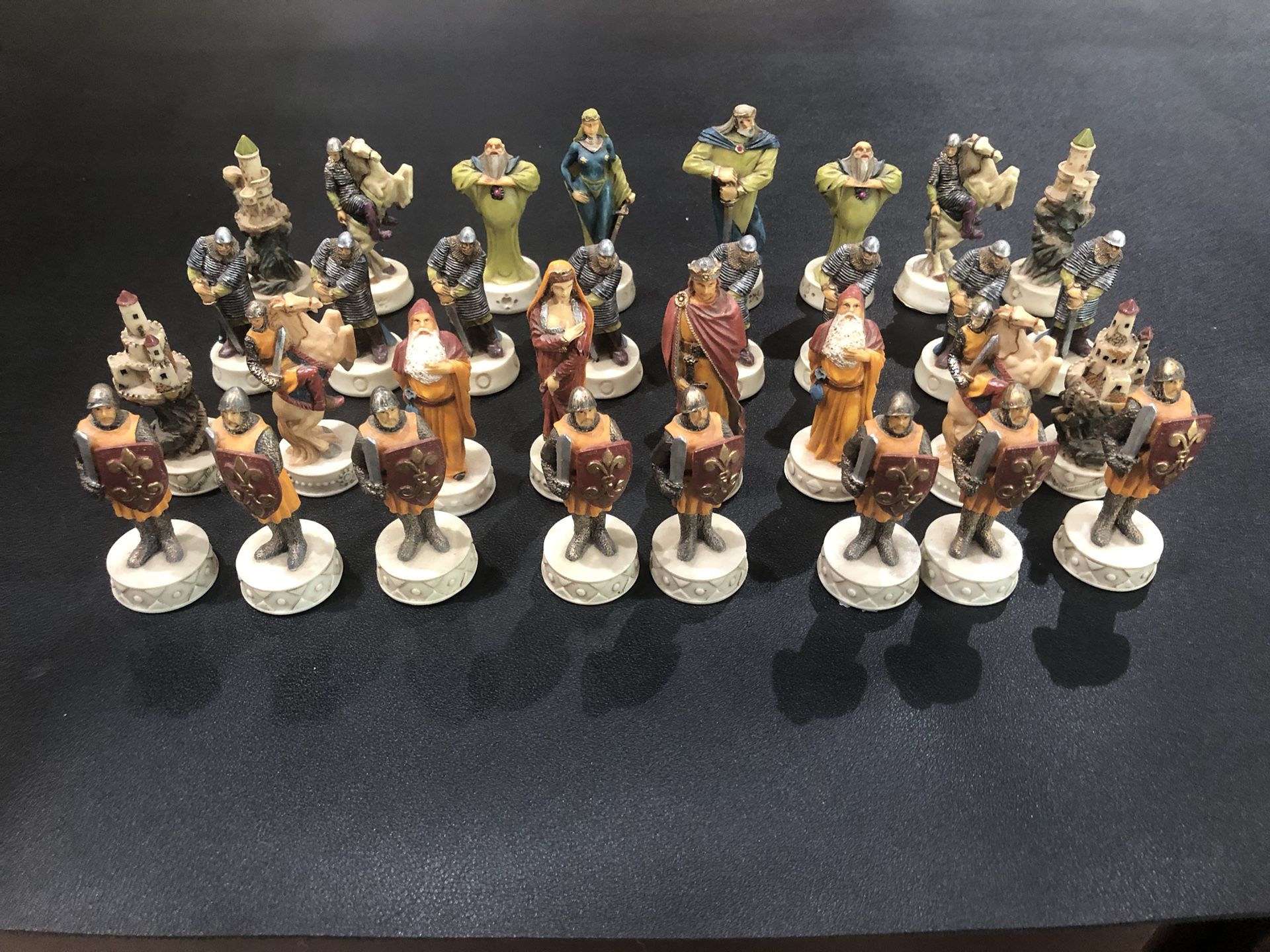 Medieval Themed Chess Pieces