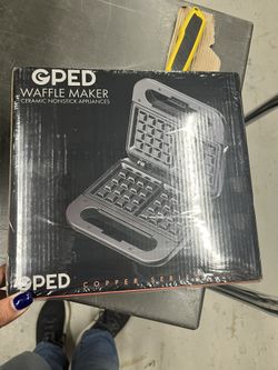 BRAND NEW - GPED 2 Slices Non-Stick Waffle Maker
