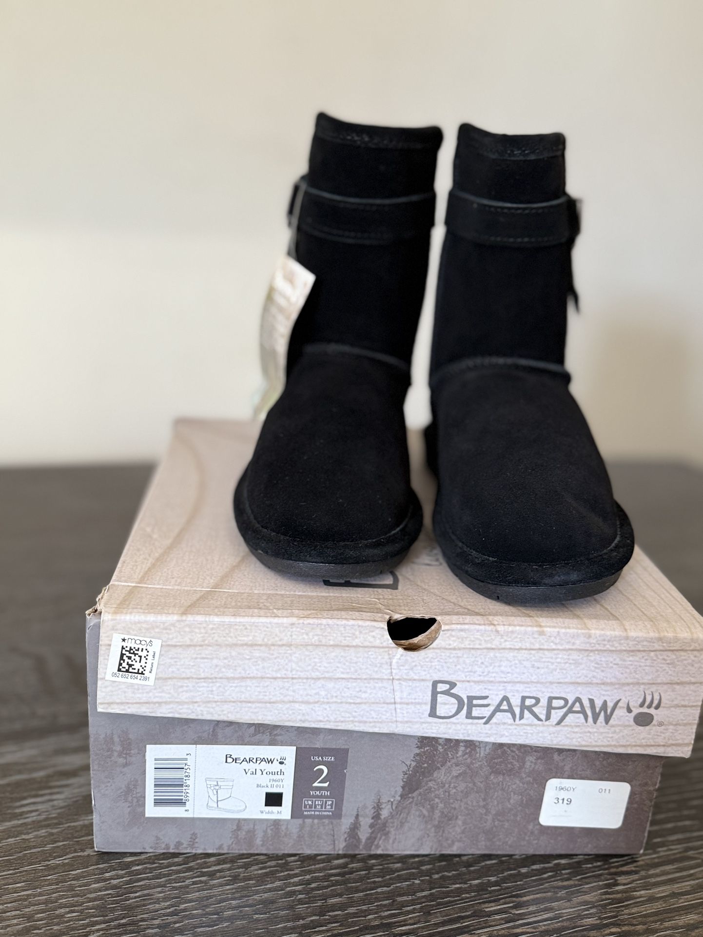 Bear paw Winter Boots Size 2T NEW WITH TAGS