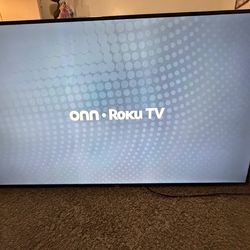 Roku TV '65 with moving wall mount