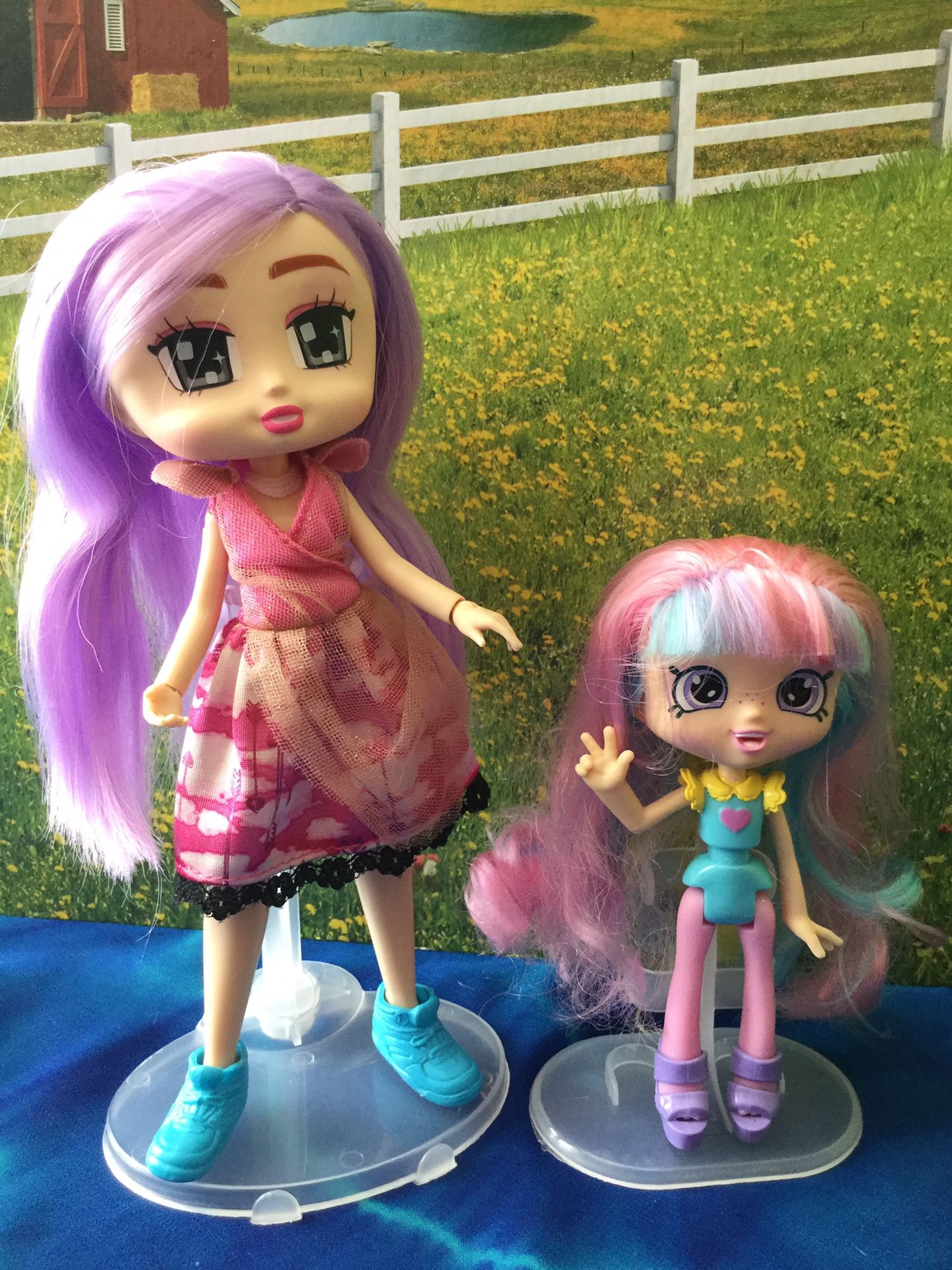 1 Boxy Girl Doll & 1 Shopkins Shoppie Doll