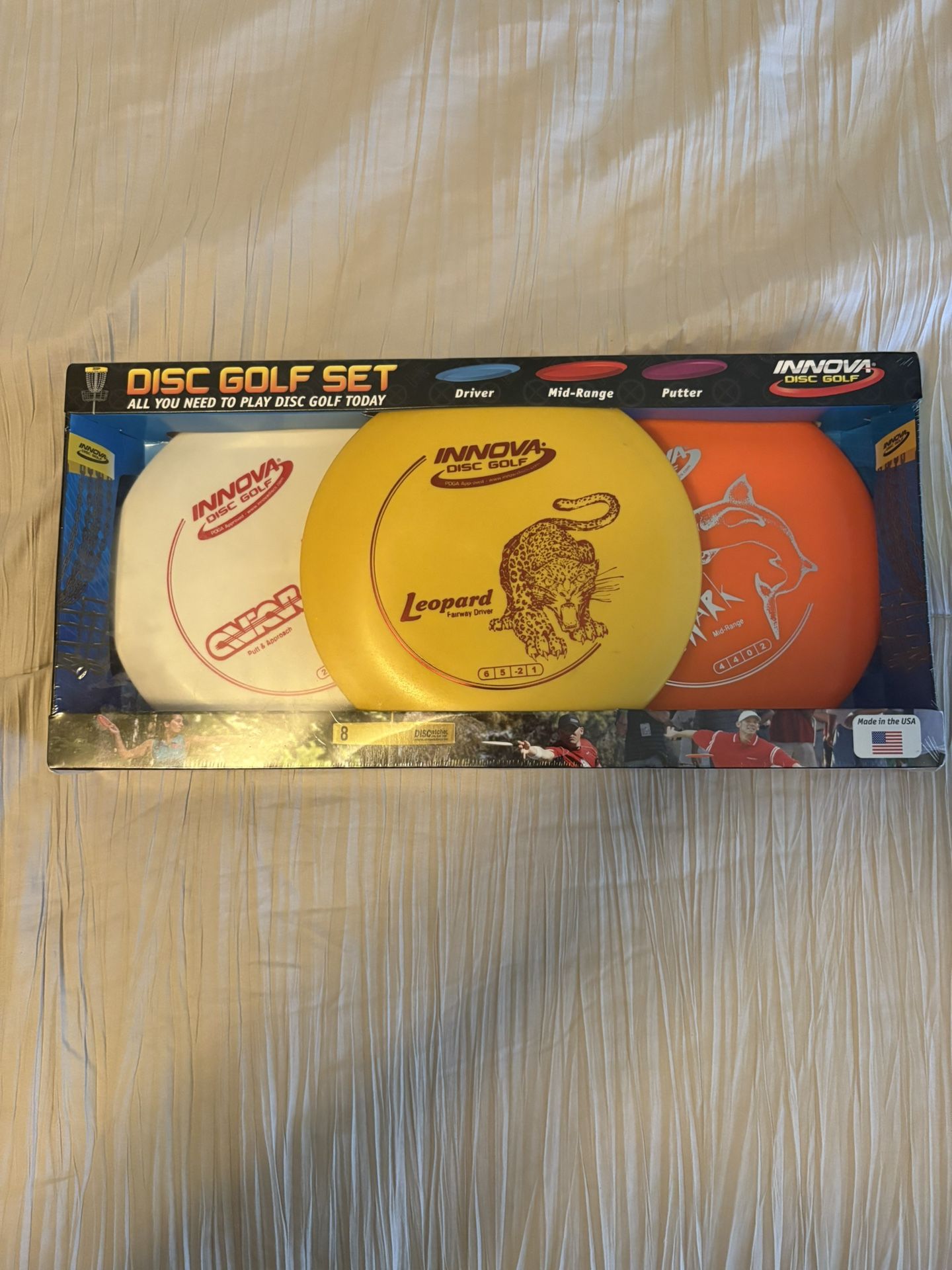 Innova Disc Golf Set 3 Piece Driver Mid-Range & Putter DX Plastic New 