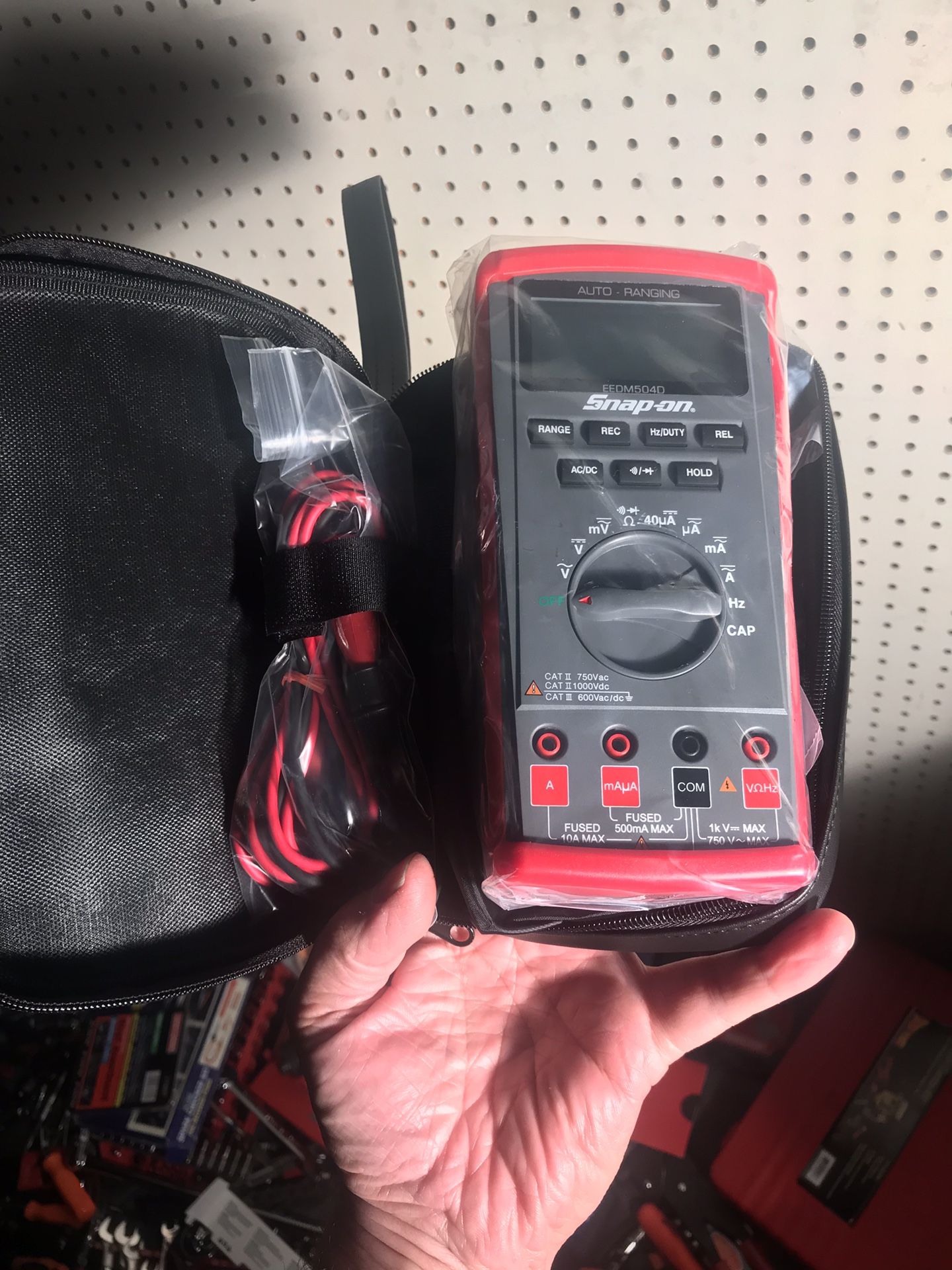 Snap on multimeter