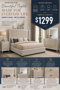 BIG SALE! BRAND NEW KING SIZE BEDROOM SET