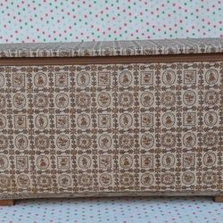 Vintage Retro Lift Lid Laundry Basket Hamper MCM Mid Century Modern