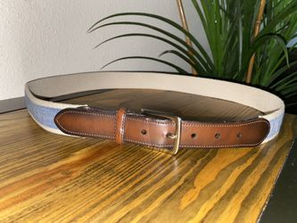 Men's Belt Sz 38/95 Canvas/Leather