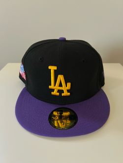 Los Angeles Dodgers New Era 59FIFTY Fitted Hat Crossover Size 7