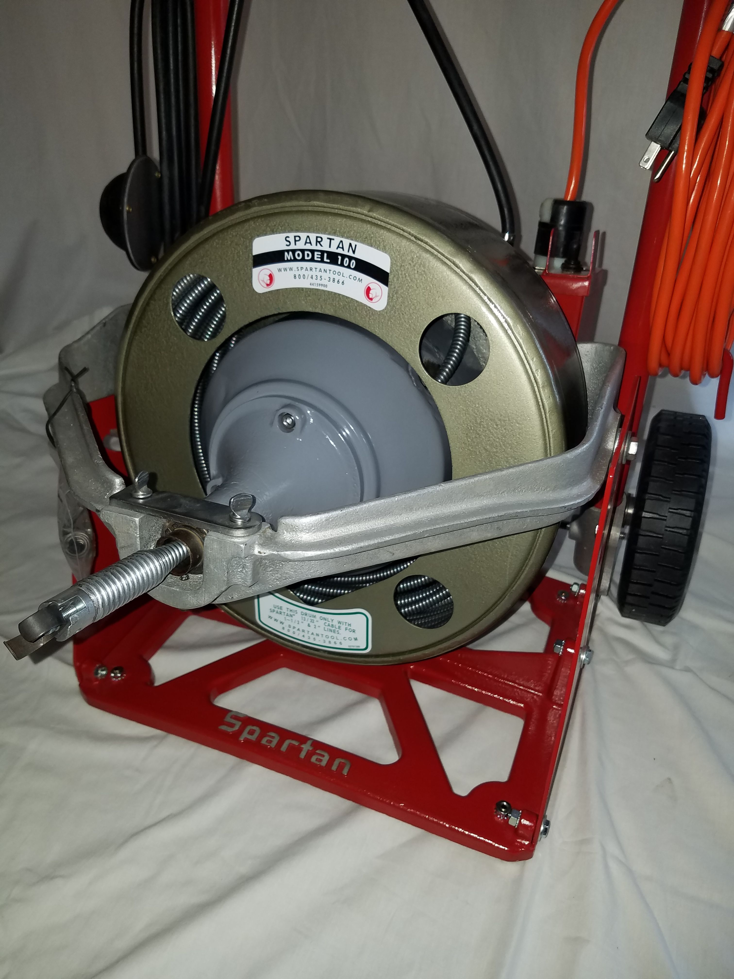 Spartan 100 Drain machine, snake, cleaner