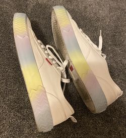 Levi's Canvas Sneakers With Iridescent Sole