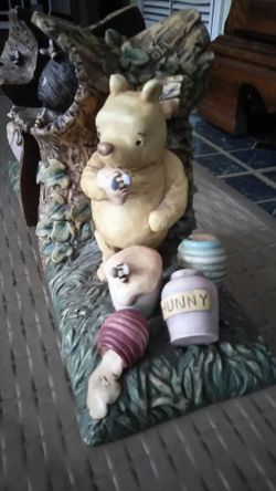 Winnie the poo book ends mint condition