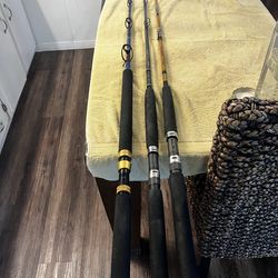 Calstar grafighter, Ugly stick and Shimano fishing rods