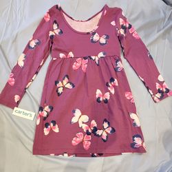 New Girls Butterfly 🦋 Print Dress Size 8